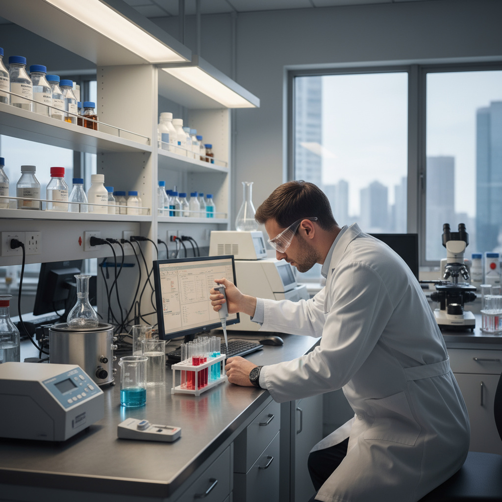 Laboranalyse von Wasserproben